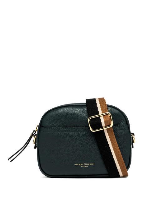 GIANNI CHIARINI NINA Borsa tracolla camera in pelle deep green - Borse Donna