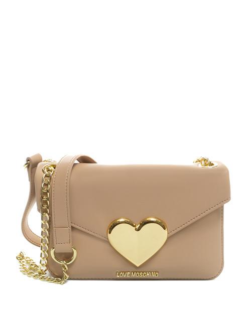 LOVE MOSCHINO GRACIOUS Borsa a tracolla nude - Borse Donna