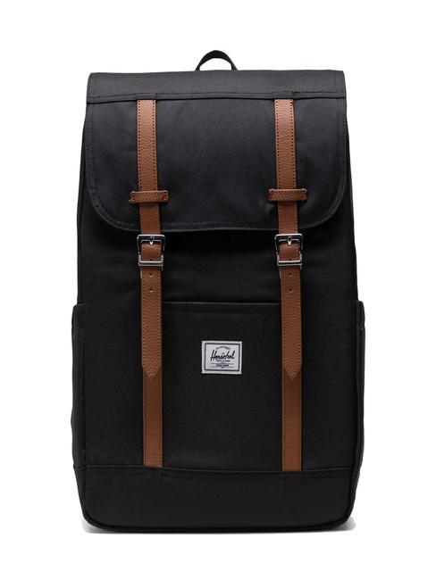 HERSCHEL RETREAT Zaino porta pc 15,6" NERO - Zaini Scuola & Tempo Libero