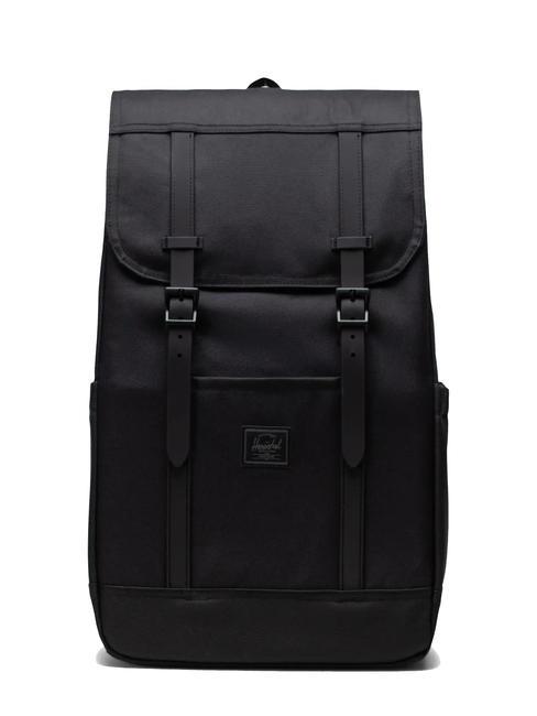 HERSCHEL RETREAT Zaino porta pc 15,6" black tonal - Zaini Scuola & Tempo Libero