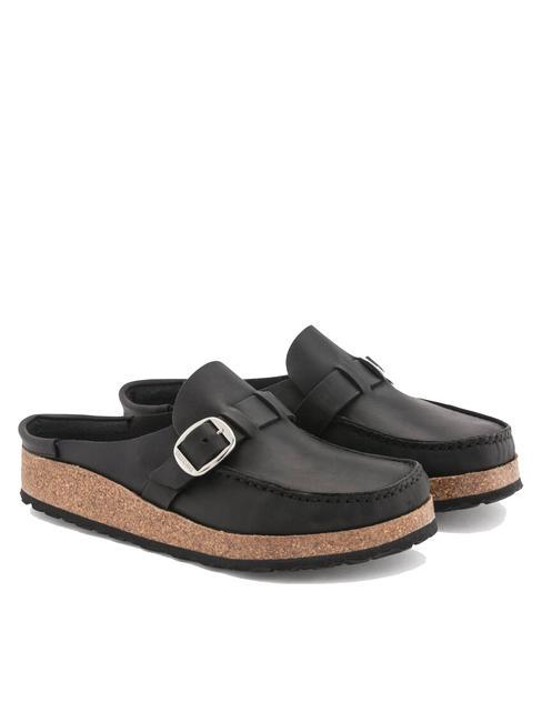 BIRKENSTOCK BUCKLEY Sabot in pelle oliata black - Scarpe Uomo