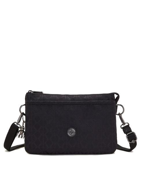 KIPLING RIRI Mini bag piatta signature black qvc - Borse Donna