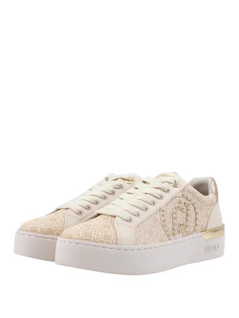 LIUJO SILVIA 92 Sneakers con borchiette butter - Scarpe Donna