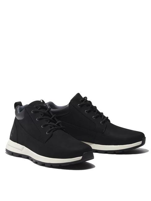 TIMBERLAND CHUKKA KILLINGTON Scarpa stringata in pelle nabuk NERO - Scarpe Uomo