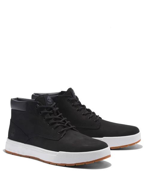 TIMBERLAND CHUKKA MAPLE GROVE Sneaker stivaletto in nabuk JETBLACK - Scarpe Uomo