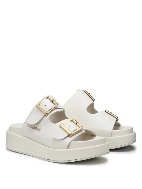 DOCKSTEPS CATALINA Sandalo alto in pelle white - Scarpe Donna