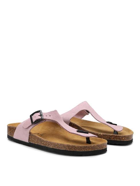 DOCKSTEPS VEGA  Sandalo infradito in suede pink - Scarpe Donna