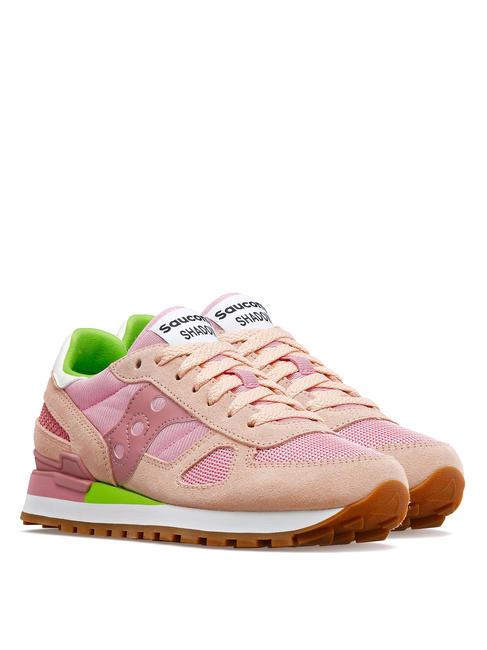 SAUCONY SHADOW ORIGINAL Sneakers sand/pink - Scarpe Donna