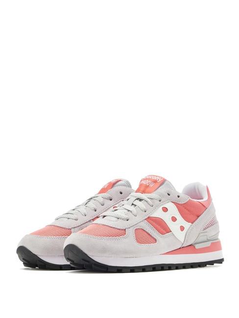 SAUCONY SHADOW ORIGINAL Sneakers grey/salmon - Scarpe Donna