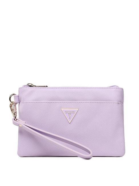 GUESS NOT COORDINATED Pochette con bustina lavender - Borse Donna