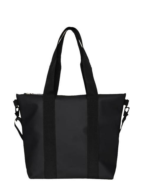 RAINS TOTE BAG MINI Borsa impermeabile black - Borse Donna