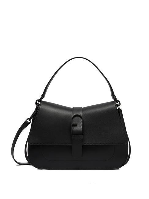 FURLA FLOW M Borsa a mano in pelle Nero - Borse Donna