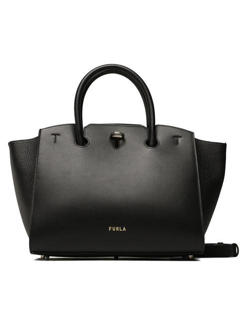 FURLA GENESI Tote bag M in pelle Nero - Borse Donna