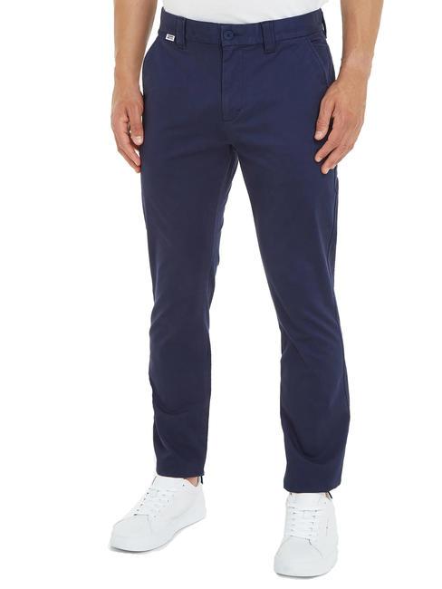 TOMMY HILFIGER TJ AUSTIN Pantaloni chino in cotone BLU NAVY - Pantaloni Uomo