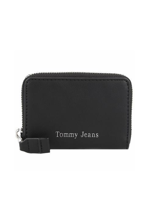 TOMMY HILFIGER TH J TOMMY MUST Portafoglio piccolo zip around black - Portafogli Donna