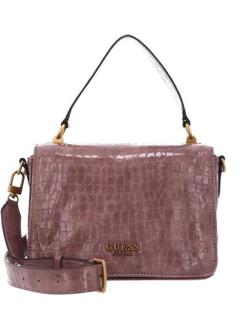 GUESS ARJA Croco Borsa a mano, con tracolla rosewood - Borse Donna