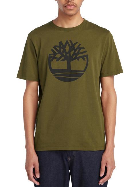 TIMBERLAND KBEC RIVER T-shirt a mezze maniche darkoliv - T-shirt Uomo