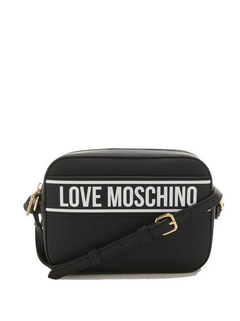 LOVE MOSCHINO PRINT BAG Borsa camera a tracolla Nero - Borse Donna