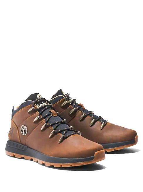 TIMBERLAND SPRINT TREKKER Scarponcino in pelle e tessuto cathay spice - Scarpe Uomo