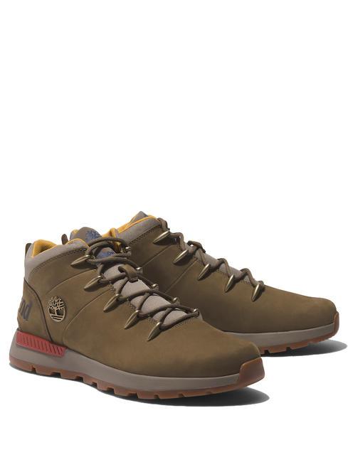 TIMBERLAND SPRINT TREKKER Scarponcini in pelle  milolive - Scarpe Uomo