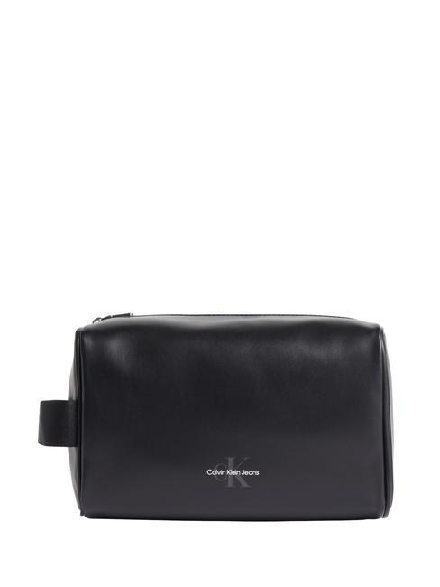 CALVIN KLEIN CK JEANS Monogram Soft Beauty black - Beauty Case