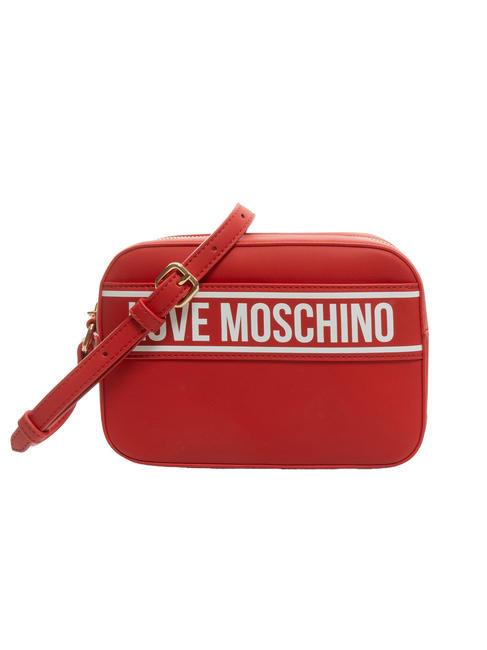 LOVE MOSCHINO PRINT BAG Borsa camera a tracolla rosso - Borse Donna