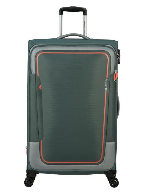 AMERICAN TOURISTER PULSONIC Trolley grande espandibile dark forest - Trolley Semirigidi