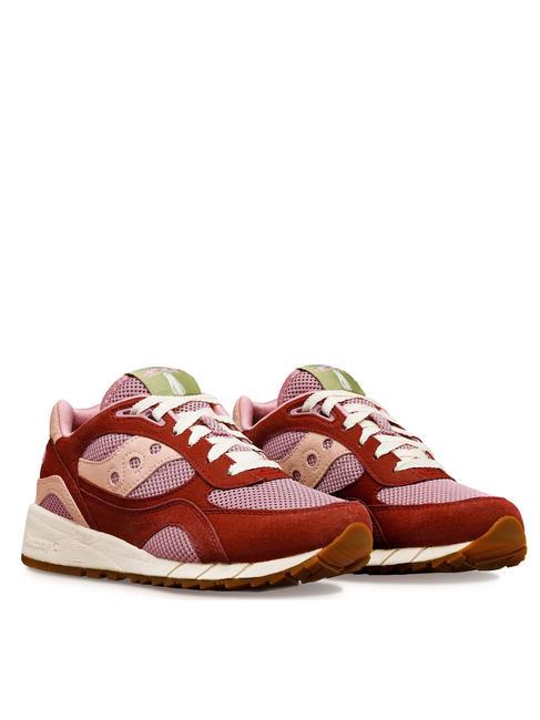 SAUCONY SHADOW 6000 Sneakers burgundy - Scarpe Unisex