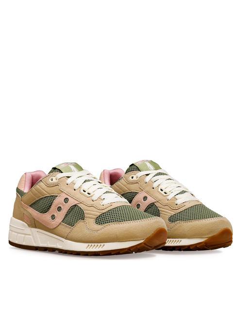 SAUCONY SHADOW 5000 Sneakers tan/olive - Scarpe Unisex