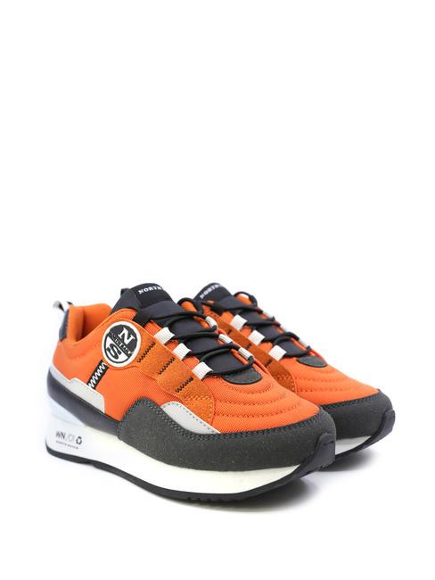 NORTH SAILS WINCH SCREEN Sneakers orange-black - Scarpe Bambino