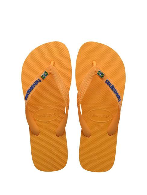 HAVAIANAS BRASIL LAYERS Infradito orange citrus - Scarpe Unisex