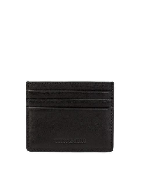 TRUSSARDI PARSEC Portacard in pelle NERO - Portafogli Uomo