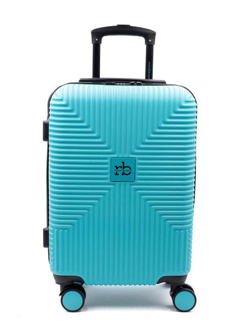 ROCCOBAROCCO ADVENTURE Trolley misura media blu - Trolley Rigidi