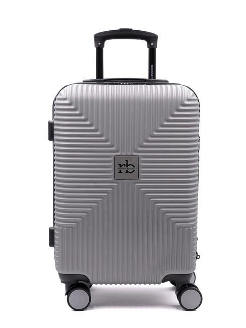 ROCCOBAROCCO ADVENTURE Trolley misura media silver - Trolley Rigidi