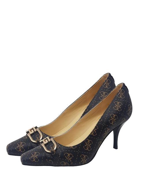 GUESS SILOW3 Décolleté brown ocra - Scarpe Donna