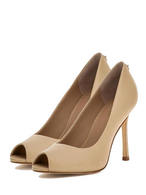 GUESS BLANCHI Décolleté open toe in pelle Nude - Scarpe Donna