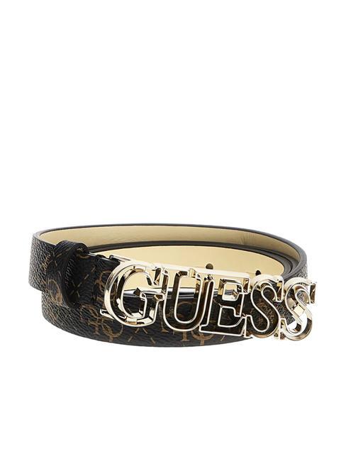 GUESS VIKKY LOGO Cintura sottile brown - Cinture