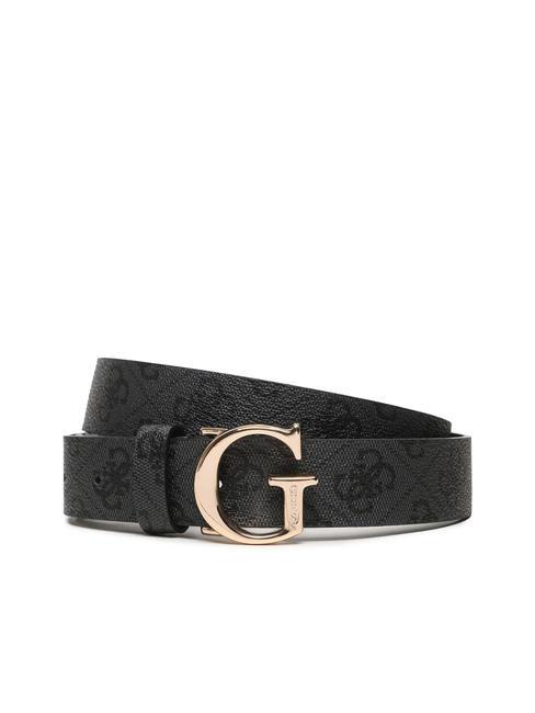 GUESS EMERA LOGO Cintura accorciabile coal - Cinture