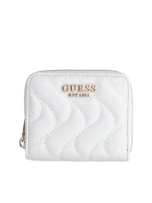 GUESS ECO MAI Portafoglio piccolo zip around white - Portafogli Donna