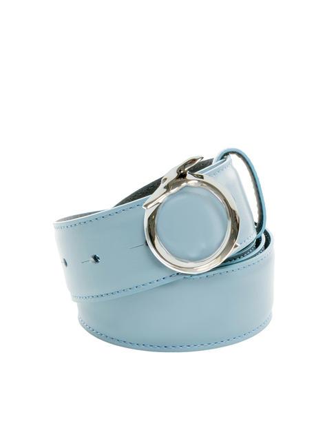 TRUSSARDI GREYHOUND  Cintura in pelle Made in Italy opal - Cinture