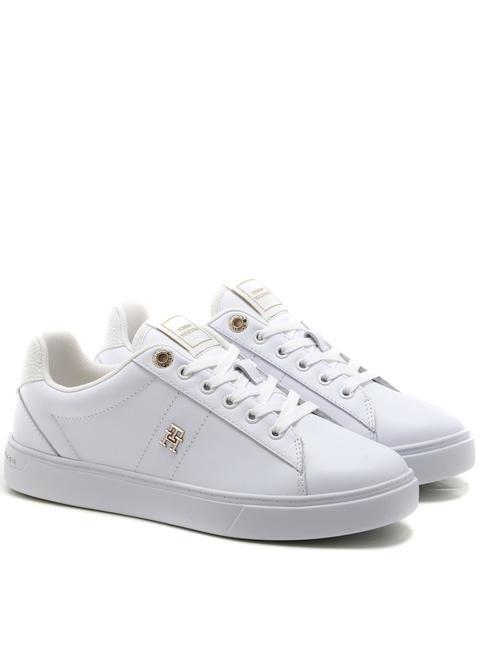 TOMMY HILFIGER ESSENTIAL ELEVATED Sneakers in pelle white - Scarpe Donna