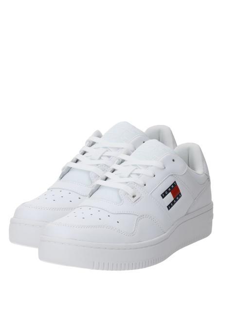 TOMMY HILFIGER TOMMY JEANS Retro Basket  white - Scarpe Uomo