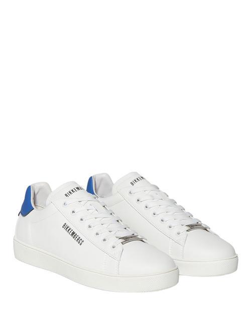 BIKKEMBERGS RECOBA M Sneakers in pelle bianco/blu - Scarpe Uomo