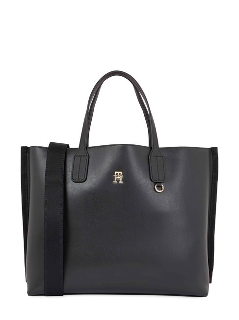 TOMMY HILFIGER ICONIC TOMMY Borsa a mano con tracolla black - Borse Donna