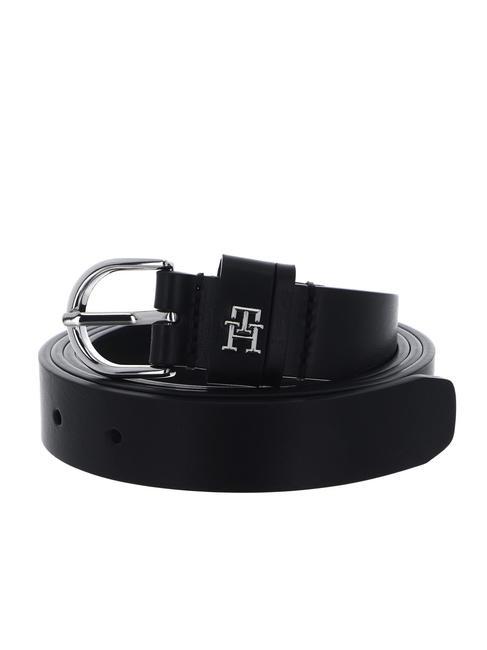 TOMMY HILFIGER ESSENTIAL EFFORTLESS Cintura in pelle black - Cinture