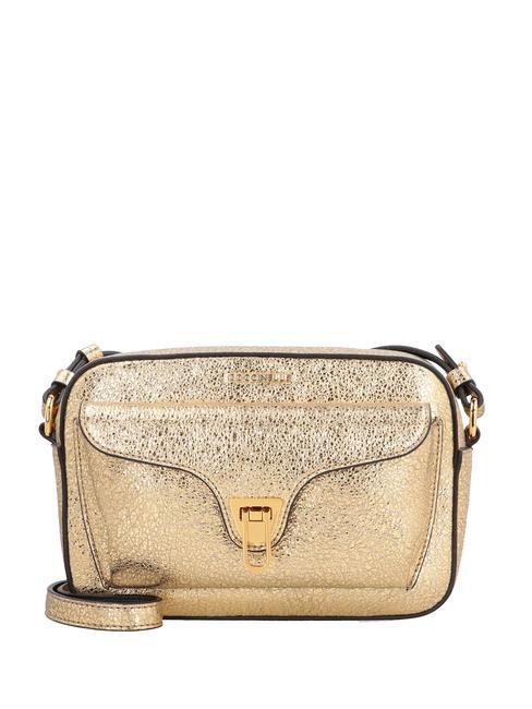 COCCINELLE BEAT STARDUST Mini Bag a tracolla, in pelle gold - Borse Donna