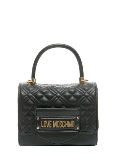 LOVE MOSCHINO QUILTED Borsa mini a mano con tracolla Nero - Borse Donna