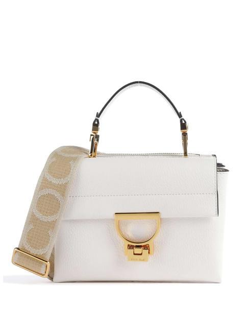 COCCINELLE ARLETTIS Signature Mini Bag a mano, con tracolla brillant white - Borse Donna