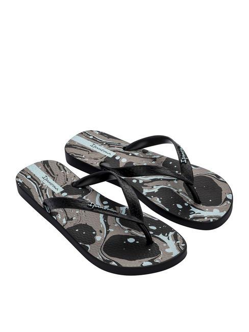 IPANEMA SUMMER III  Infradito black/black/green - Scarpe Uomo