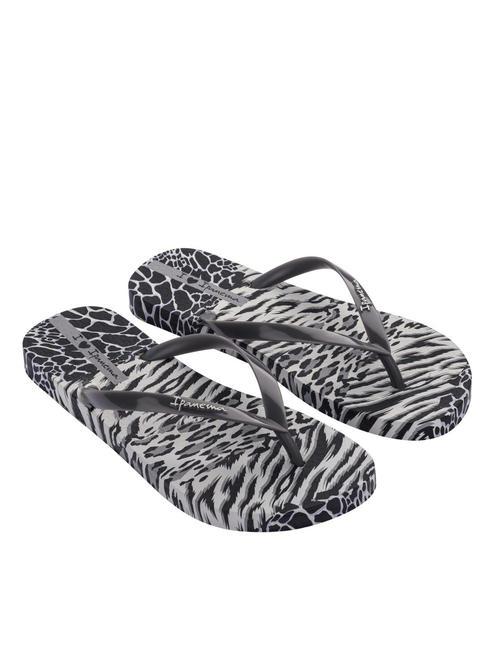 IPANEMA ANIMALE PRINT II  Infradito stampate grey/black - Scarpe Donna